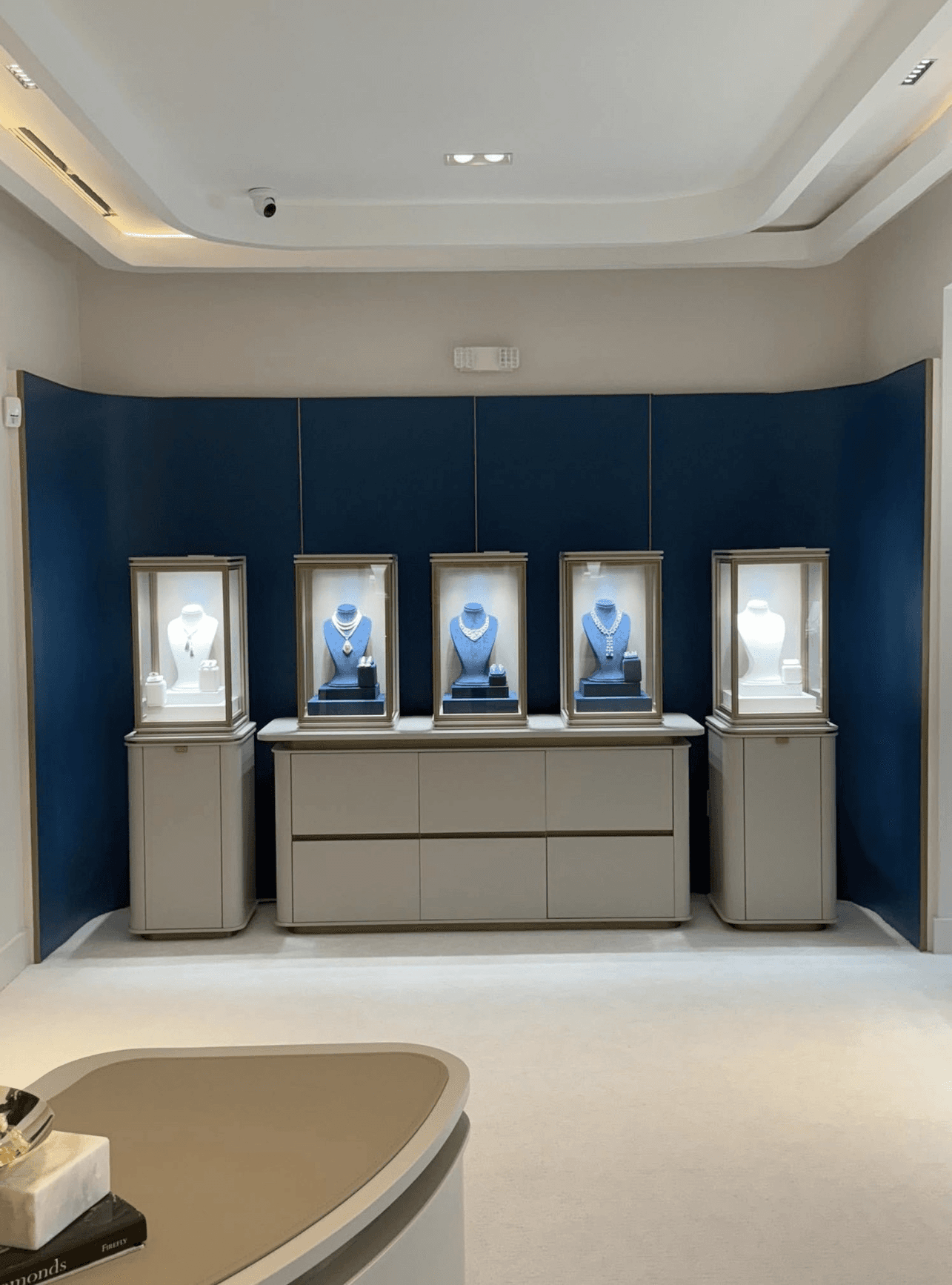 Luxury commercial lighting installed by Letrix