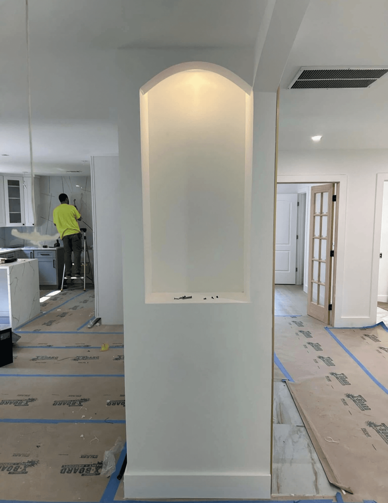 Letrix electrician wiring new construction home